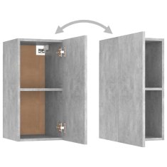 Vidaxl TV omarice 7 kosov betonsko sive 30,5x30x60 cm iverna plošča