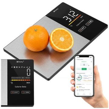 Northix Kuhinjska tehtnica Bluetooth, zmogljivost 5 kg, natančnost 1 g