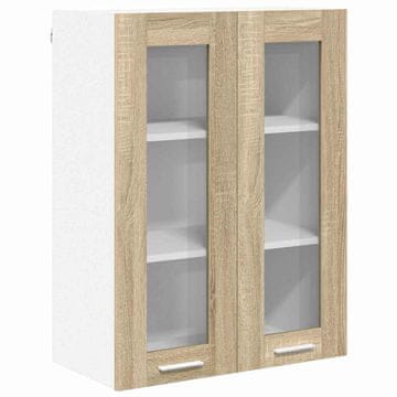 Vidaxl Viseča omarica Sonoma hrast 60 x 31 x 80 cm Konstruiran les