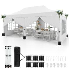 Northix Raztegljiva paviljon 3 x 6 m, 6 stranskih sten, vrata z zadrgo