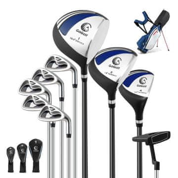 Northix Moški 9-delni komplet golf palic s torbo za stojalo, 460cc driver