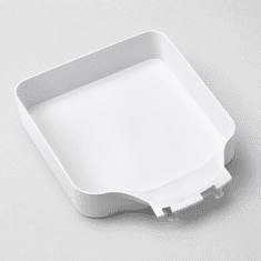 HOME & MARKER® Odtočni pladenj za filter pralnega stroja, za zbiranje vode pri čiščenju odtočne črpalke, 17,8 × 17,8 × 5 cm | DRIPTRAP