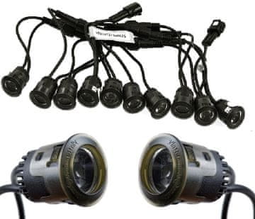 shumee Dnevne LED-luči Hella style s črnimi očmi