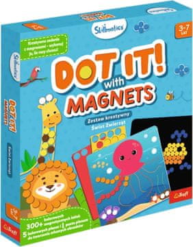 Skillmatics Magnetni mozaik iz pik na piko Živalski svet 300 kosov (5900511626018)