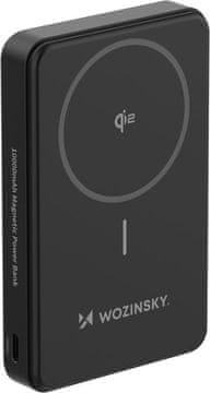 WOZINSKY magnetna prenosna baterija MagSafe 10000 mAh 20 W črna (WLWP-10KA0Y3S)