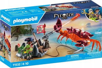 Playmobil Pirati Figure Set Orjaški rakov boj 71532 (4008789715326)