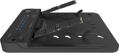 Box Priklopna in klonirajoča postaja IB-2913MCL-C31 za M.2 SATA/NVMe, M.2 PCIe NVMe, 2,5"/3,5" HDD/SSD USB 3.2 Gen 2 Type-C/A črne barve