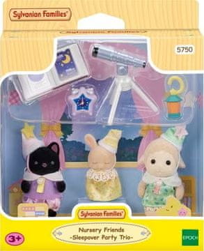 Sylvanian Families Komplet figuric Epoch Nursery Friends Sleepover Party (5054131057506)