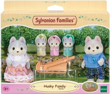 Sylvanian Families Komplet figur družine haskijev Epoch , 5 kosov (5054131056363)