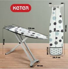 Curver Likalna deska Keter Lotus bela (7290002166726)