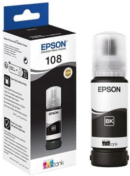 Epson Črnilo EcoTank 108 črno 70 ml (8715946712338)