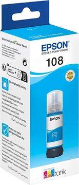 Epson Črnilo EcoTank 108 Cyan 70 ml (8715946712345)