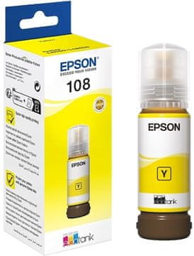 Epson Črnilo EcoTank 108 rumeno 70 ml (8715946712369)