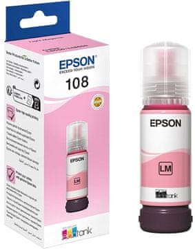 Epson Črnilo EcoTank 108 svetlo magenta 70 ml (8715946712383)