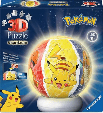 Ravensburger 3D sestavljanka Pokemon svetleča krogla 72 kosov 12008053 (4005555080534)