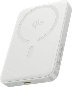 BASEUS Prenosna baterija EnerFill FM12 Qi2 10000 mAh 22,5 W bela (E0028501)