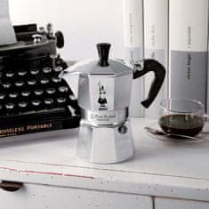 BIALETTI Moka Express kavni aparat za 3 skodelice 130 ml srebrne barve (0001162)
