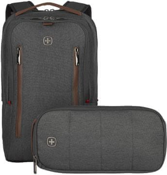 Wenger City Upgrade nahrbtnik za prenosnik 16" siv (606489)