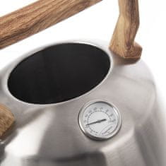 Orion Kotliček s piščalko in termometrom iz jekla 3,2 l (8592381194741)