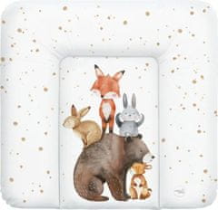 Ceba Baby Basic mehka previjalna podloga Forest Friends 75 x 72 cm (5907672345406)