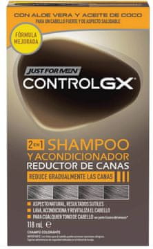 Just For Men Šampon in balzam za zmanjševanje sivih las Control Gx 118 ml (8413853487003)