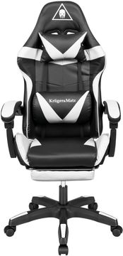 Igralni stol Kruger & Matz GX-150 črno/bel (5901890075640)