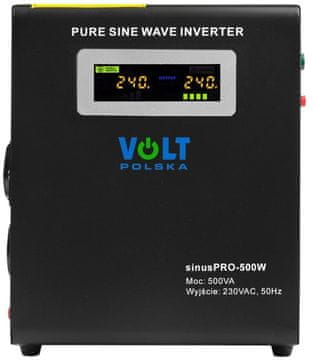 Volt Polska UPS SINUS PRO 500 W 12/230V 300/500W (3SP095012W)