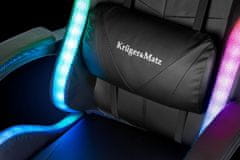 Igralni stol Kruger & Matz GX-150 LED črne barve (5901890078825)