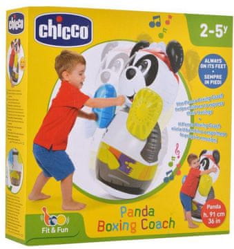 Chicco napihljiva igrača za trening panda boksar (8058664137428)