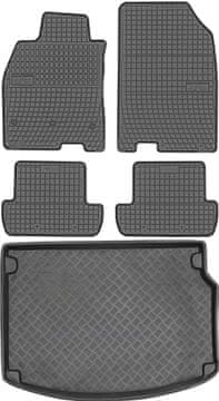 Renault Megane III Hatchback od 2008-2015 KOMPLET - gumijaste avtotesnine + zaščitna preproga za prtljažnik