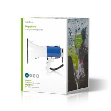Nedis Nedis MEPH200WT Megafon Bela, Modra