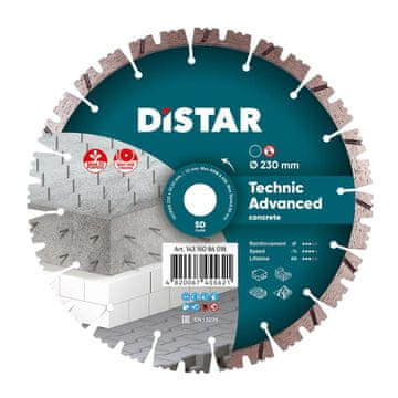 DISTAR DISTAR TECHNIC ADVANCED Diamond Rezilo 232 x 2.6/1.8 x 12 x 22.23