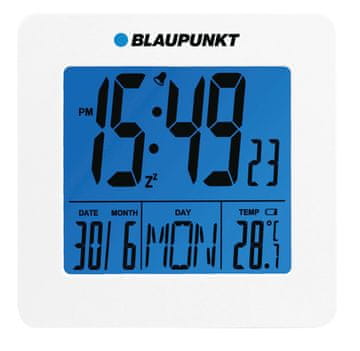 Blaupunkt Blaupunkt CL02WH Digitalna budilka z LCD zaslonom, koledarjem in termometrom
