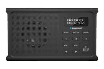 Blaupunkt Blaupunkt DR3BK Prenosni Bluetooth radio z LCD zaslonom, moč 1.5W