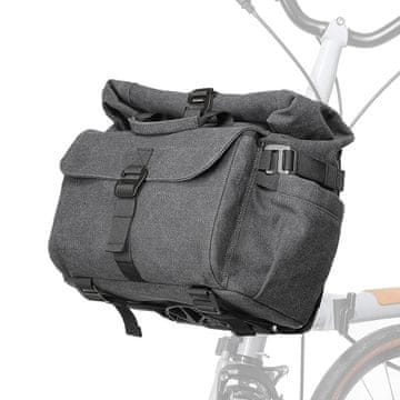 ROCKBROS Rockbros H46 Torba za kolo/nahrbtnik 9.7-15L, siva