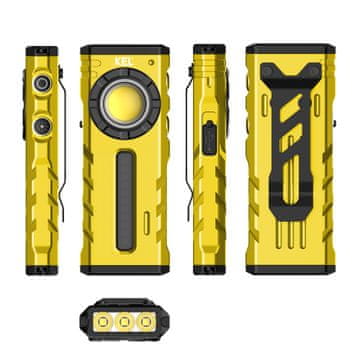 slomart PLASTROL KEL LP-3AI inspekcijska svetilka, 1800 lm, 2000 mAh, USB-C, IPX6, IK07