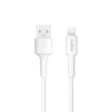 maXlife Maxlife MXUC-13 kabel USB-A na Lightning 1m, 3A, bel