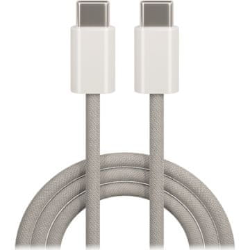 maXlife Maxlife kabel mxuc-06 usb-c – usb-c 1,0 m 20w szary nylonowy