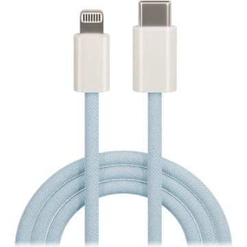 maXlife Maxlife kabel mxuc-06 usb-c – lightning 1,0 m 20w niebieski nylonowy