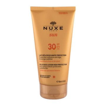 Nuxe Sun Delicious Lotion SPF30 losjon za sončenje za telo in obraz 150 ml