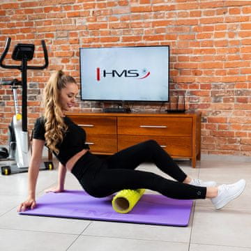 Northix Podloga za fitnes EVA, 120x60cm, 15mm, vijolično-črna