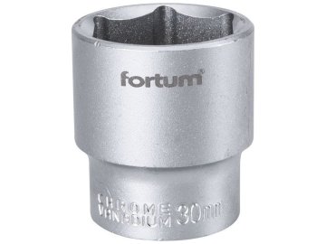Fortum Nasadni ključ, 1/2', 30,0 mm, D 44 mm, 61CrV5, 4700430