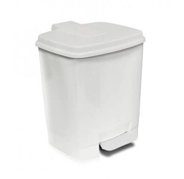 Plastkon Koš za smeti s pedalom GOLIÁŠ 15 l pravokoten z vložkom, plastičen - mešane barve ali različice