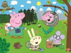 Trefl Puzzle Peppa Pig v naravi / 30 kosov