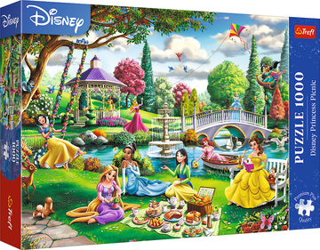 Trefl Puzzle Premium Plus Disneyjeve princese: Piknik 1000 kosov