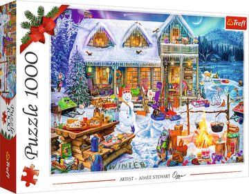 Trefl Winter Time Puzzle 1000 kosov