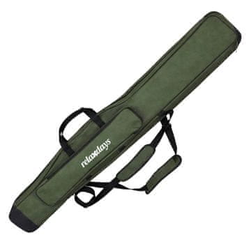 Northix Torba za ribiško palico, 5 predelkov, zelena, 150 cm