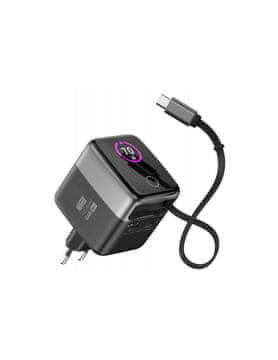 Newell napajalnik z USB-C kablom, 70 W, GaN, TFT (NL5012)