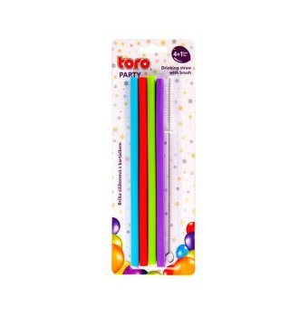 Toro Silikonski slamici 20 cm 4 kosi s krtačko