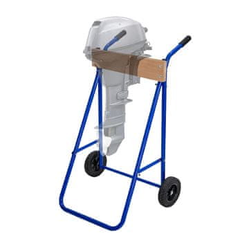 Northix Stojalo za izvenkrmni motor, jeklo in les, nosilnost 100 kg